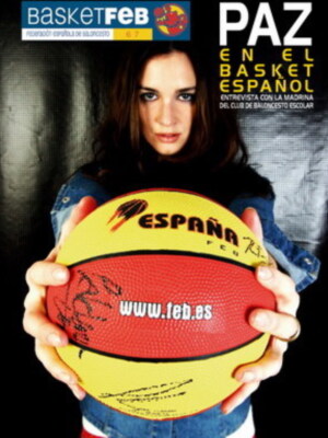 Paz Vega, madrina del Club de Baloncesto Escolar