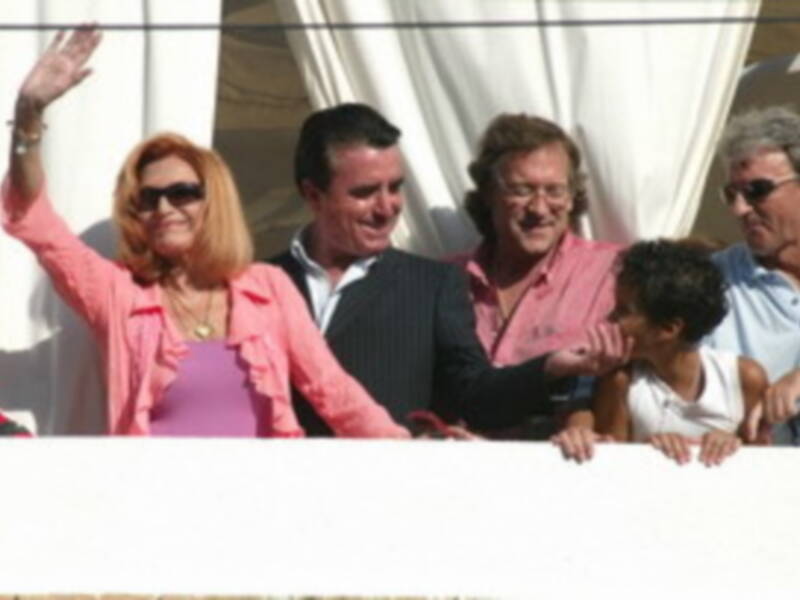 Rocio Jurado y Ortega Cano en Chipiona con la Virgen de Regla
