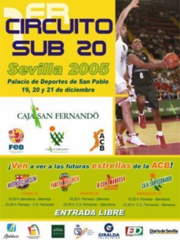 Giralda TV retransmitirá el Circuito SUB-20 de baloncesto en Sevilla