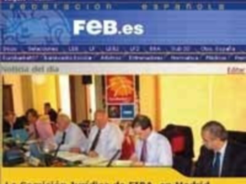 La página web de la FEB alcanza 2,3 millones de páginas vistas al mes