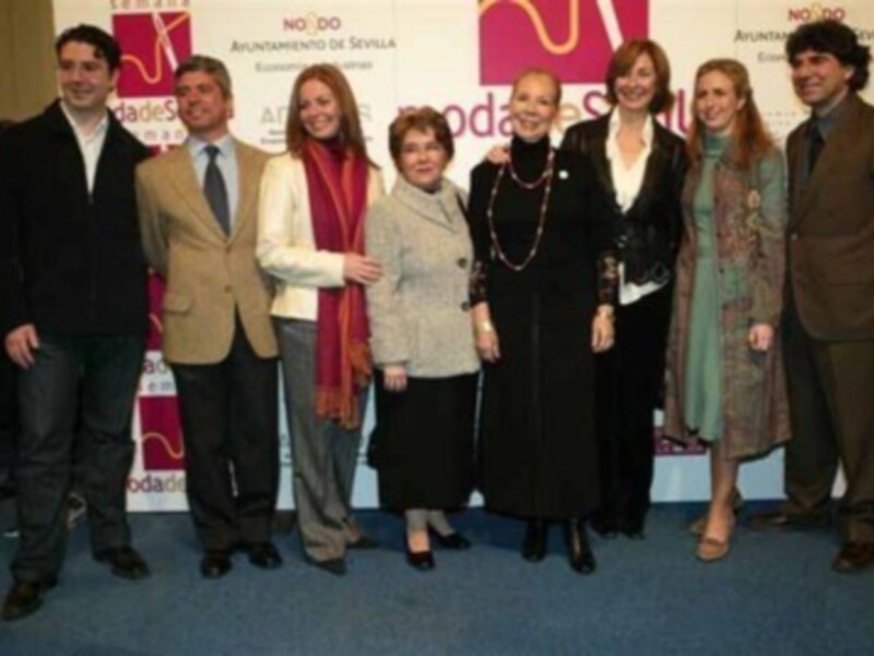 La modista Lina, homenajeada en la Semana de la Moda de Sevilla