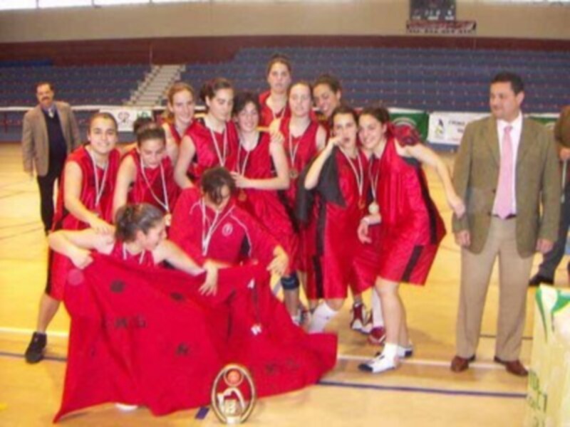 El C.B Portuense, campeón de Andalucía Junio Femenino
