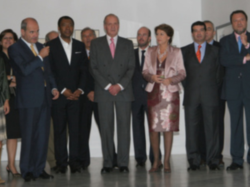 El Rey inauguro en Sevilla la bienal de arte contemporaneo