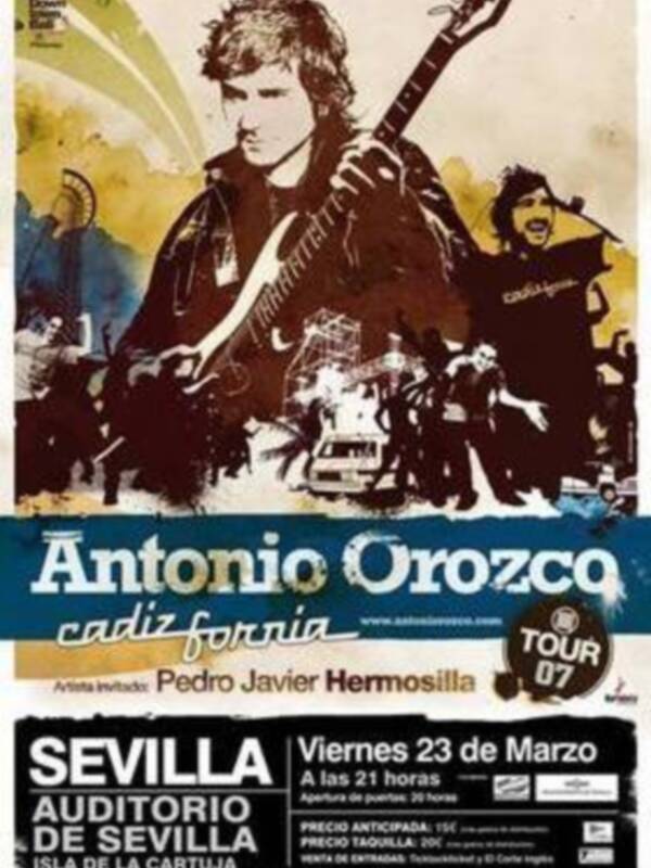 Antonio Orozco estará en concierto en Sevilla el 23 de marzo