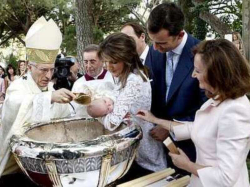 Bautizo de la Infanta Sofia en la Zarzuela