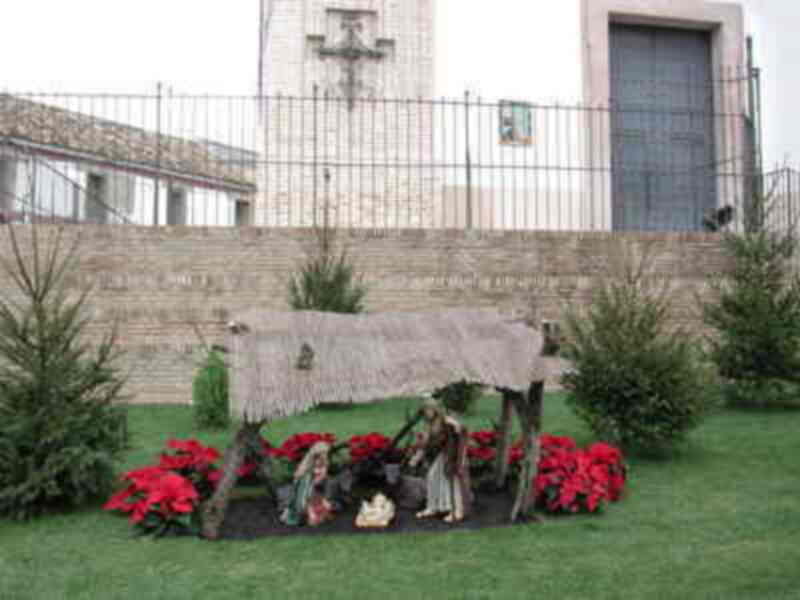Decoración floral navideña para las calles de Gines 