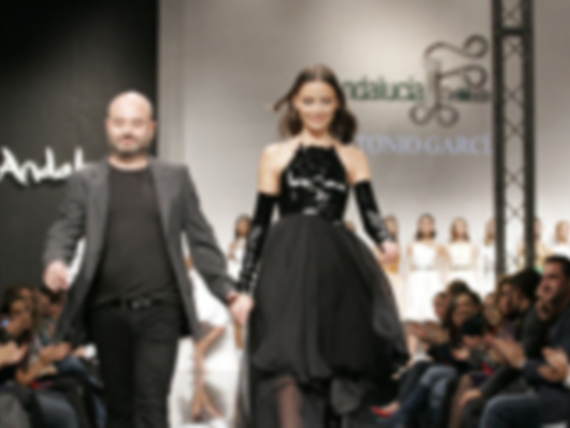 El diseñador sevillano Antonio García, en la Russian Fashion Week