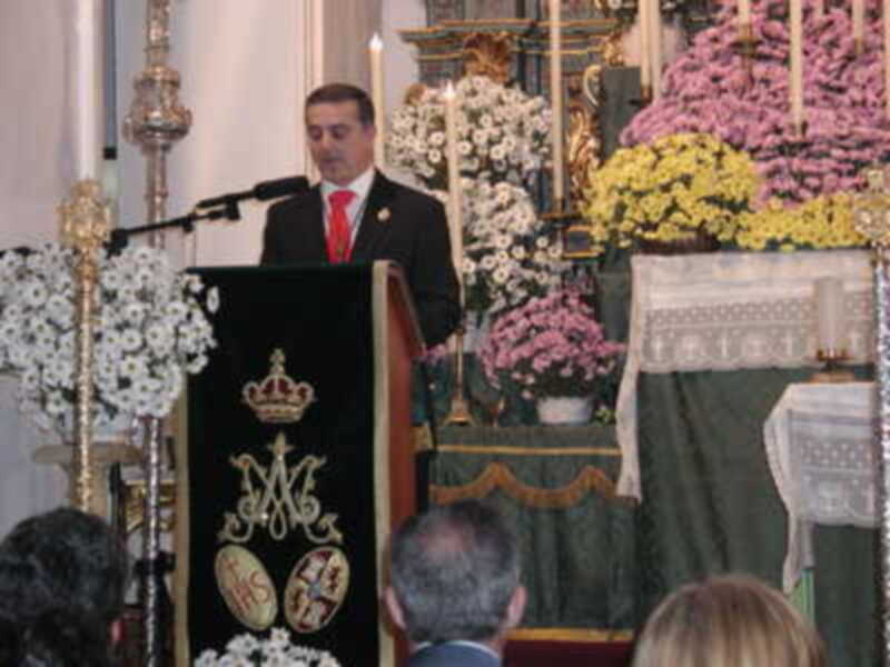 Luciano Míguez pronunció el Pregón del Rocío de Gines