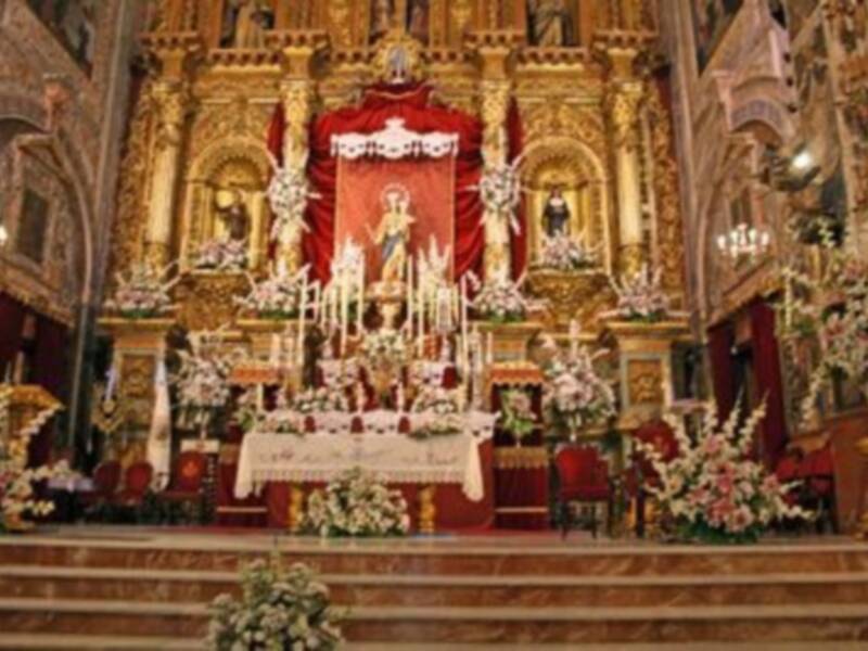 Recta final Novena Mª Auxiliadora en Salesianos de la Stma. Trinidad, ultimo día predicación Don José Miguel Núñez Moreno, SdB Consejero Regional Europa Oeste.