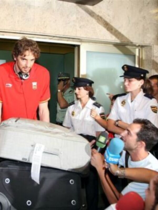Entrevista con Pau Gasol a su regreso a España después de las olimpiadas