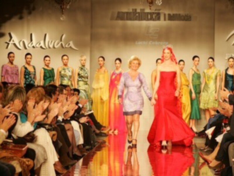 Nuevo exito de Luchi Cabrera en su pasarela en el Hotel Alfonso XII