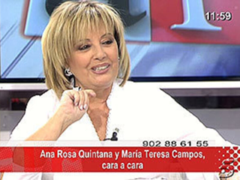 Ana Rosa Quintana y María Teresa Campos se han visto las caras por primera vez en un plató de televisión