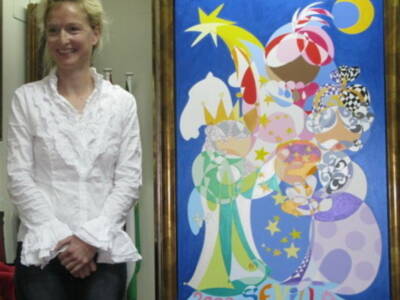 La pintora alemana Uta Geub, afincada en Andalucia : "Mi academia es la calle"