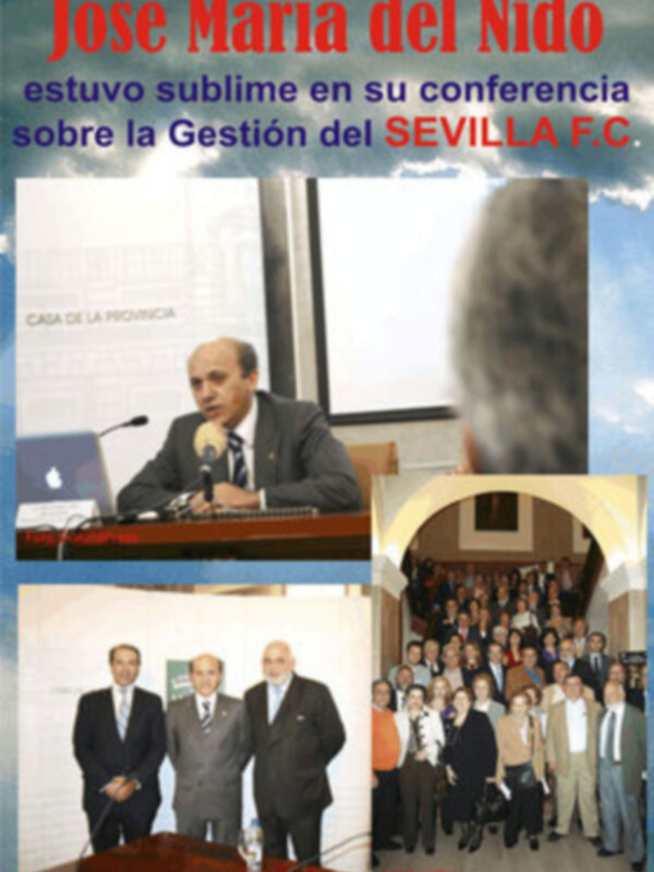 Rotundo éxito de La conferencia Sevilla F.C. Modelo de Gestión a cargo de José María del Nido Benavente fue el Broche de oro y final de la Semana Dedicada al Consumidor por AUSBANC.