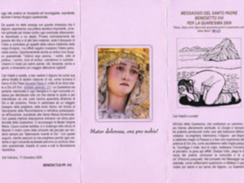 La Virgen de Los Dolores de Chipiona en Roma