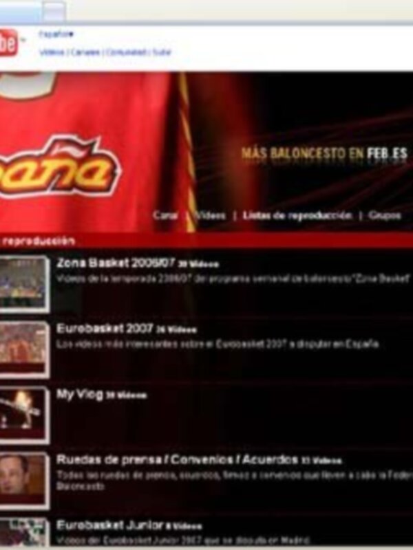 El canal que la FEB tiene en el portal Youtube supera los 2.300.000 reproducciones