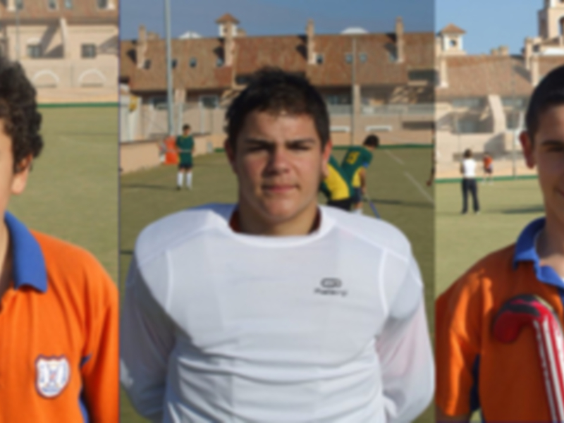 JUGADORES DEL CLUB DE HOCKEY SAN FERNANDO EN LA SELECCIÓN ESPAÑOLA SUB-16 MASCULINA