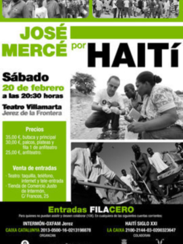 José Mercé, Medalla de Andalucía 2010,ofrece el sabado un concierto en Jerez a beneficio de Haití