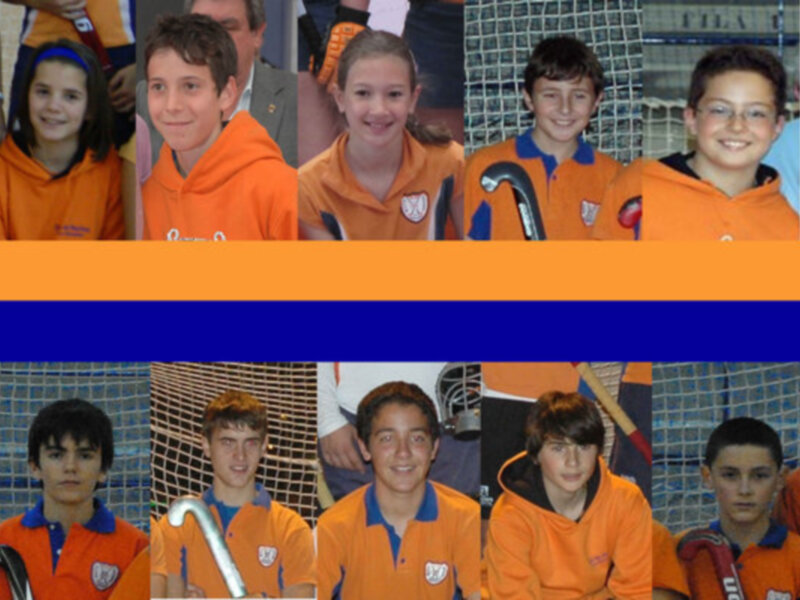 JUGADORES DEL CLUB DE HOCKEY SAN FERNANDO EN LA FASE ANDALUZA DEL PROGRAMA NACIONAL DE TALENTOS DEPORTIVOS
