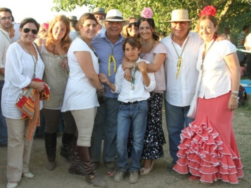 Los del Río, hicieron el Camino del Rocío con su familia 