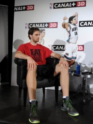 Pau Gasol en tres dimensiones