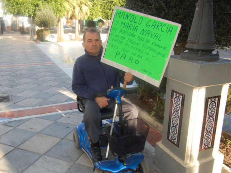 Un empresario chipionero reclama  al  ayuntamiento   una deuda de 50.000 euros