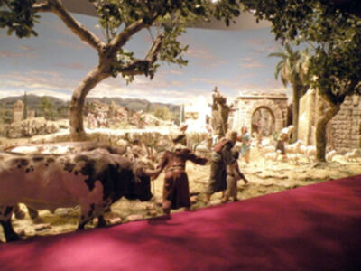 Galería del Belén del Círculo Mercantil de Sevilla