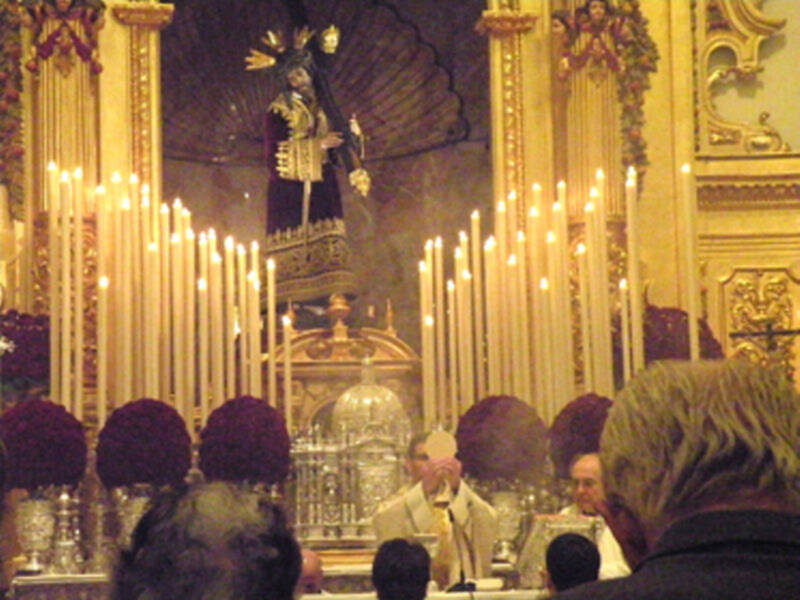 Galería del Quinario del Gran poder en su Basílica de la Plaza de San Lorenzo