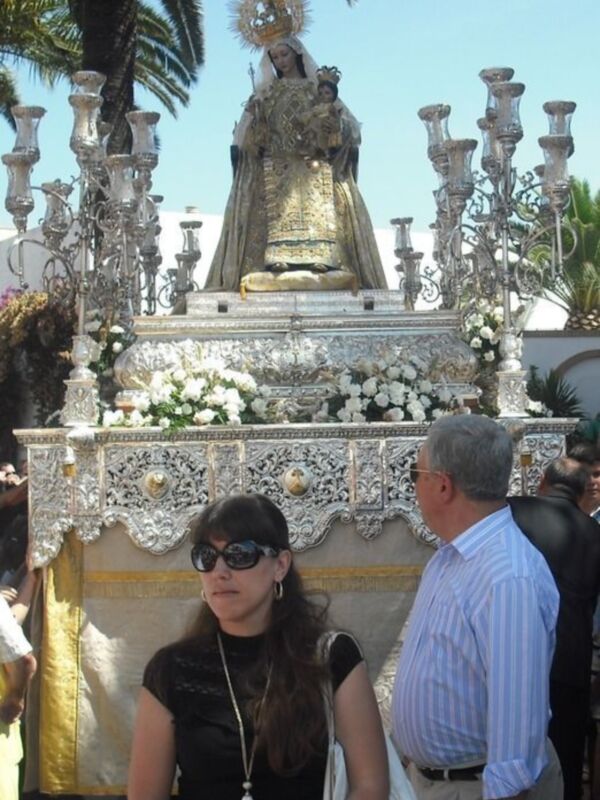 Davinia Valdés hace un balance positivo de la celebración de la Virgen del Carmen(Chipiona)
