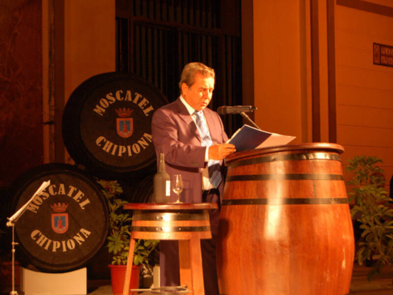 Entrañable Pregón del Moscatel del bodeguero chipionero José Mellado Martín.-