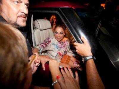 Chavely y Falete fans números uno de Isabel Pantoja en San Fernando el domingo ante 4.000 personas