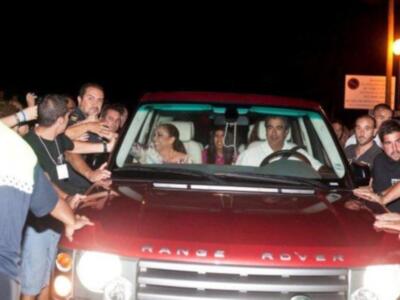 Chavely y Falete fans números uno de Isabel Pantoja en San Fernando el domingo ante 4.000 personas