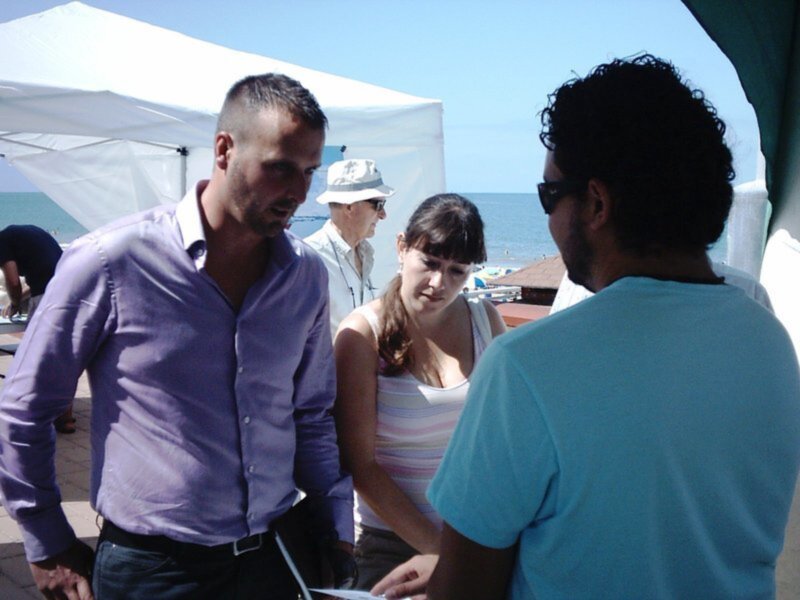 Díaz Jurado ve posibilidades de que la playa de la Cruz del Mar obtenga la Q de calidad tras la auditoría realizada(Chipiona)