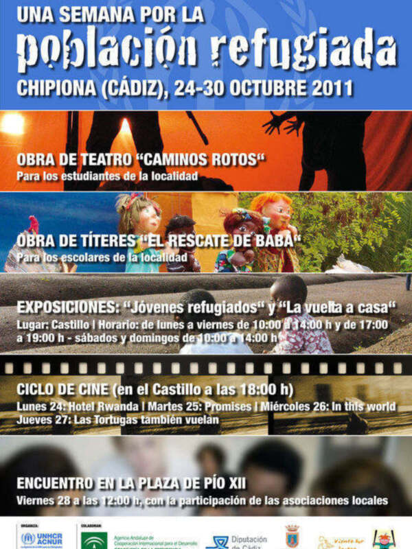 Chipiona vivirá del 24 al 28 de octubre una semana por la población refugiada