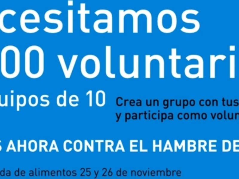 Gran recogida de alimentos en Sevilla: llamada al voluntariado