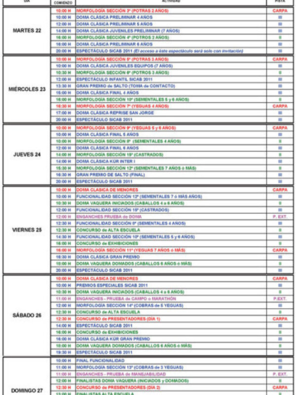 Así será el SICAB 2011, les ofrecemos los datos destacados de la edición que comienza hoy martes ocupando la totalidad del Palacio de Congresos de Sevilla.
