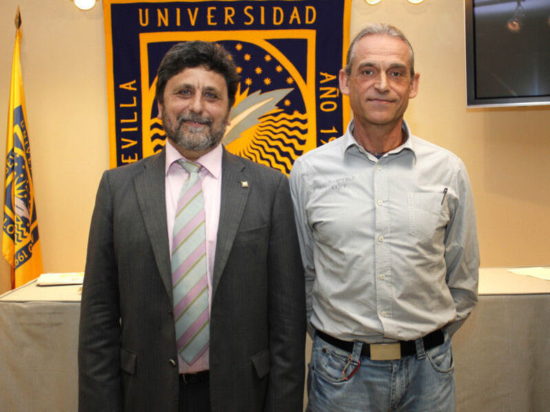Toma de posesión de Modesto Luceño como vicerrector de Estudiantes, Deporte y Medio Ambiente de la UPO