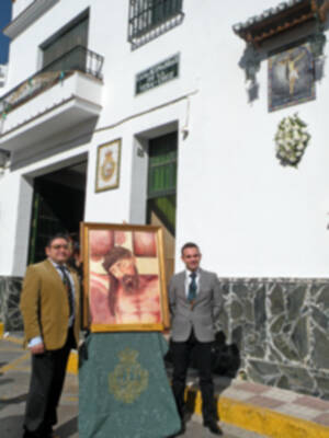 Presentación del tercer cartel de la Tertulia cofrade verde capirote de Alcalá del Río