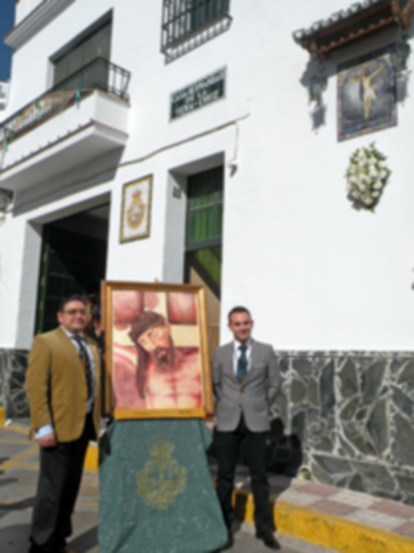 Presentación del tercer cartel de la Tertulia cofrade verde capirote de Alcalá del Río