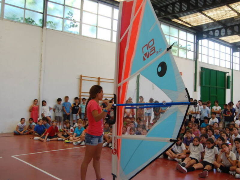 Clase magistral de Blanca Manchón en el Colegio Compañía de María