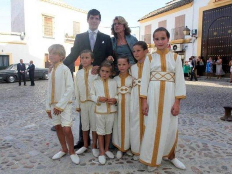Boda en Jerez de Mercedes Bohorquez Domecq con Bruno Oliver Bultó