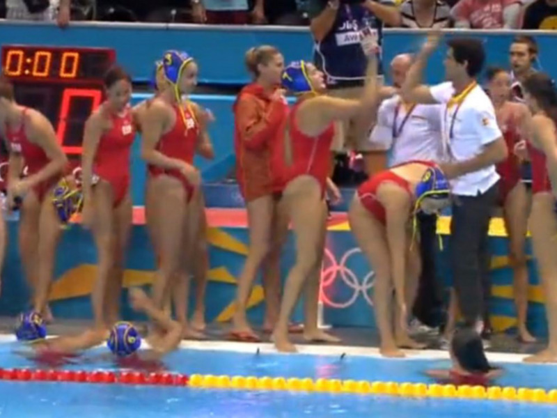 Lorena Miranda, finalista olímpica con la selección española de waterpolo
