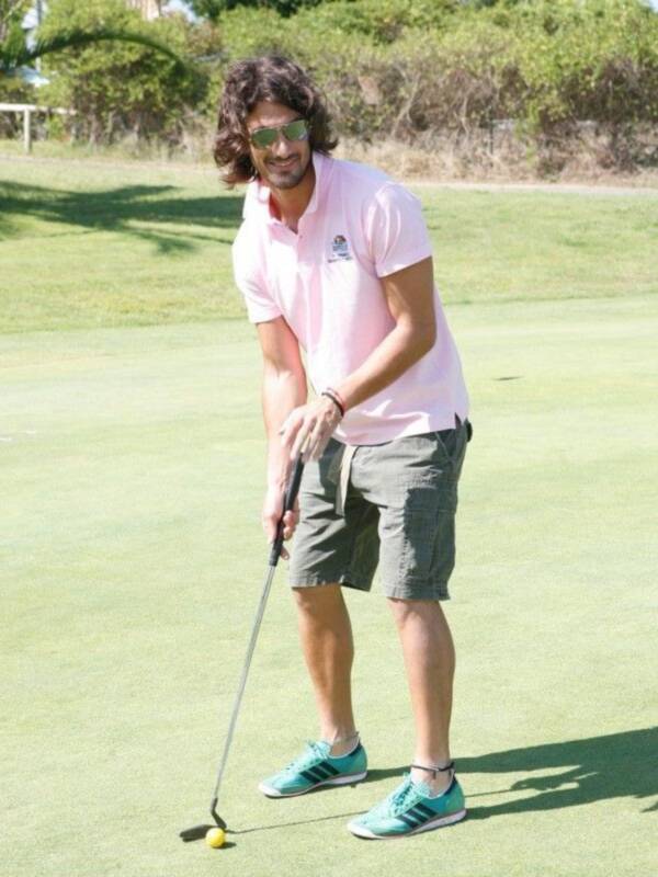 Los del Río, Chiquetete y Hugo Salazar muestran su cara más solidaria jugando al golf en Islantilla