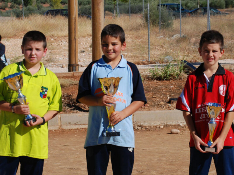 El cazorleño José Miguel Nieto, Campeón de España de Bolo Andaluz Valle en la máxima categoría.