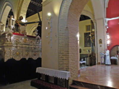 El sacerdote fray Antonio Larios Ramos (Dominico) exalto, a las Hermandades del Dulce Nombre de Jesús e inauguro el congreso en Alcalá del Río (Sevilla) 