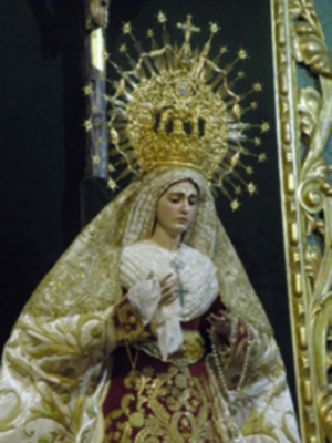 Provincia. Antonio Rendón.Solemne Función conmemorativa del XLI Aniversario de la Coronación Canoníca de la Virgen de las Angustias de Alcalá del Río.