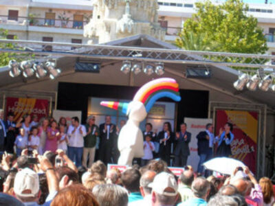 Sevilla .La Fiesta de la Hispanidad recordó la conmemoración de los  XX años de la Expo´92.