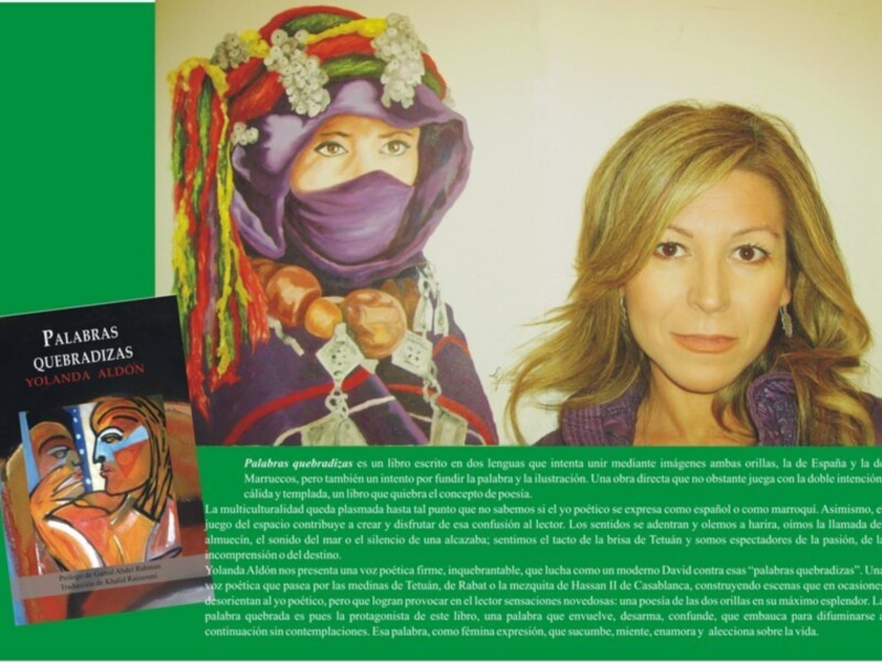 Yolanda Aldón comienza la presentación de su nuevo libro bilingüe "Palabras quebradizas" en marruecos