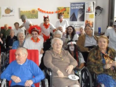 El terror de Halloween se deja sentir en la Residencia Gerón