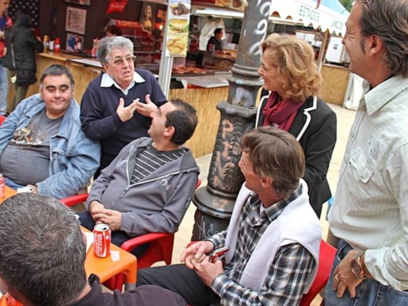 Acto del Centro de Acogida Miguel de Mañara en el Festival de las Naciones